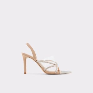 Aldo Aabelle Remienkové High Sandal - Stiletto Sandále Béžové | EXOIM-0572