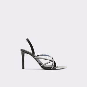 Aldo Aabelle Remienkové High Sandal - Stiletto Sandále Čierne | RSAFQ-9267