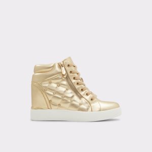 Aldo Ailannah High Top - Wedge Tenisky Zlate | YXCVA-1290