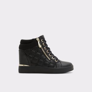 Aldo Ailannah High Top - Wedge Tenisky Čierne | DLSTH-1937