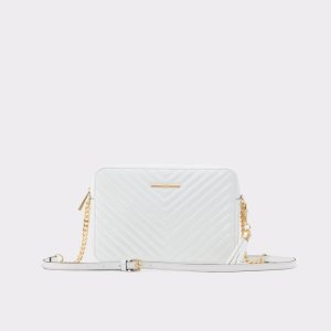 Aldo Andressera Crossbody Kabelka Biele | QGJZU-2035