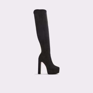 Aldo Astelawan Over-the-knee - Plateforme Vysoke Cizmy Čierne | OGFYM-8359