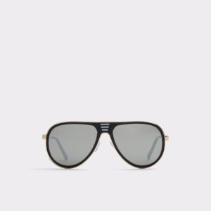 Aldo Barnish Aviator Slnecne Okuliare Čierne | FJRLU-6845