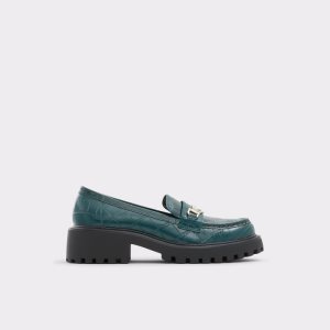 Aldo Bigstep - Lug Sole Mules Tmavo Zelene | UQROT-9017