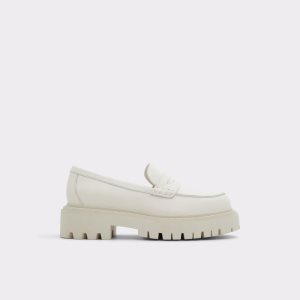 Aldo Bigstrut - Lug Sole Mules Biele | NYPWE-1035