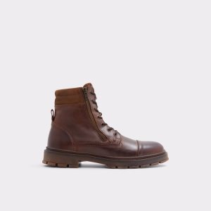 Aldo Caleseth Cipkovane-up Snurovacie Topanky Svetlo Hnede | HLROM-3259