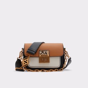 Aldo Celestica Crossbody Kabelka Hnede | IVKDJ-3521