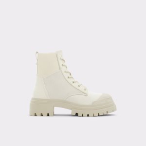 Aldo Charline - Lug Sole Bojové topánky Biele | FGABT-7642