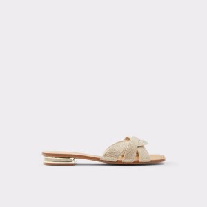 Aldo Coredith Slapky Sandal Sandále Zlate | FRVTP-4973