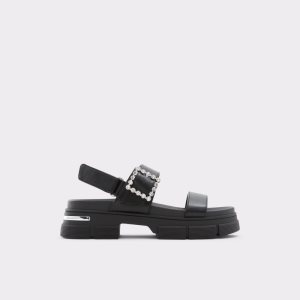 Aldo Corinne Balerinky Sandal - Lug Sole Sandále Čierne | VGSCI-7182