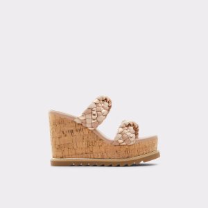 Aldo Corky Wedge Sandal - Wedge Sandále Béžové Viacfarebný | RILJD-8172