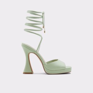 Aldo Daphnee High Sandal - Blokové Podpätky Svetlo Zelene | XRVAJ-2074