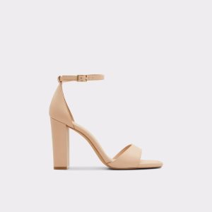 Aldo Enaegyn Remienkove Na Podpatku Sandal - Cup Sole Blokové Podpätky Svetlo Béžové | DHMNV-7485