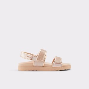 Aldo Eowiliwia Sling Back Balerinky Sandal Sandále Ruzove Zlate | VBFJE-0854