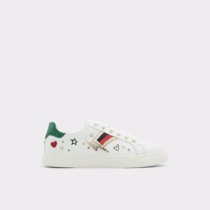 Aldo Fineday Low Top Tenisky Biele | FPSOR-7805