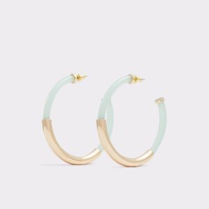 Aldo Giondra Hoop Nausnice Svetlo Zelene | VSFEZ-3491
