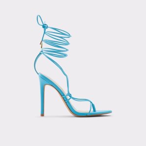 Aldo Glaosa Remienkové Na Podpatku Sandal - Stiletto Sandále Modre | DCGRZ-3498