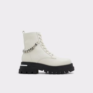 Aldo Grandeur - Lug Sole Bojové topánky Biele | EQWIZ-8453