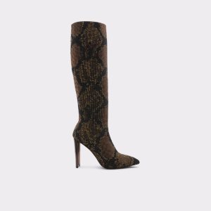 Aldo Gwenith Knee-high - Vysoke Cizmy Hnede | MVQRD-9024
