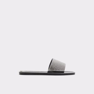 Aldo Gwohasean Balerinky Sandal Sandále Čierne Strieborne Viacfarebný | MOGDL-3578