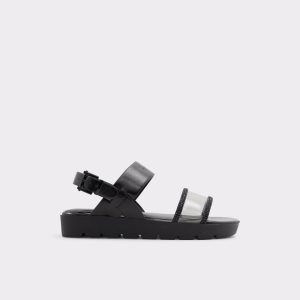 Aldo Hailey Balerinky Sandal - Lug Sole Sandále Čierne | PWCFM-6279