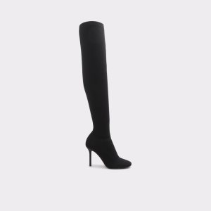 Aldo Halobrennon Over-the-knee - Stiletto Vysoke Cizmy Čierne | USETO-2765