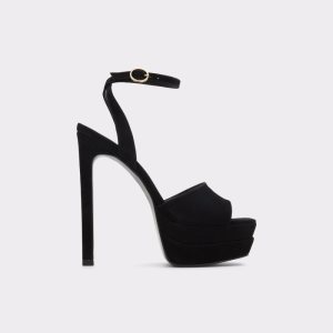 Aldo Koresean Na Podpatku Sandal - Stiletto Topanky Na Platforme Čierne | YHTDC-1073