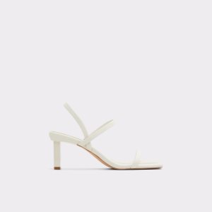 Aldo Lokurr Sling Back Na Podpatku Sandal Blokové Podpätky Biele | VEOPB-2681