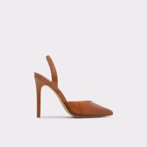 Aldo Marie Sling Back High - Stiletto Podpätky Tmavo Béžové | UFBWV-3912