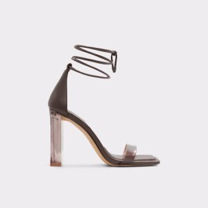 Aldo Onardonita Na Podpatku Sandal Podpätky Tmavo Hnede | FVJHD-7816