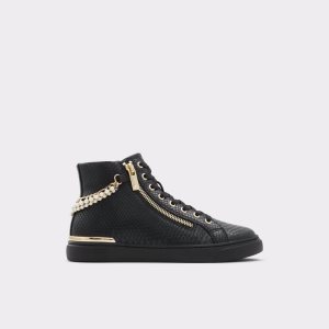 Aldo Perola High Top Tenisky Čierne Had | WNJPZ-7486