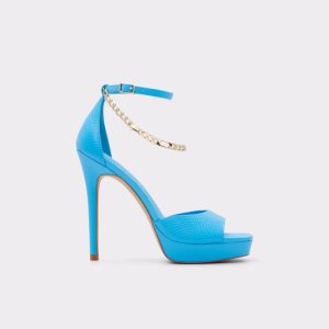 Aldo Prisilla Na Podpatku Sandal - Stiletto Topanky Na Platforme Svetlo Modre | VAPFS-7596