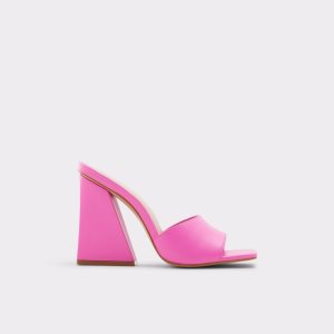 Aldo Prisma High Mule Blokové Podpätky Fuchsie | KAMIS-9473