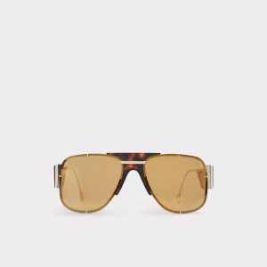 Aldo Qei Aviator Slnecne Okuliare Hnede | ZBRMC-3918