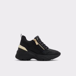 Aldo Quartz Jogger Sole - Wedge Tenisky Čierne | GKUVH-3095
