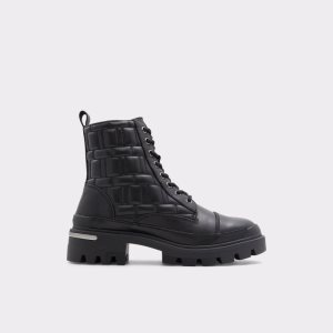 Aldo Quilt - Lug Sole Bojové topánky Čierne | PJKIR-3856