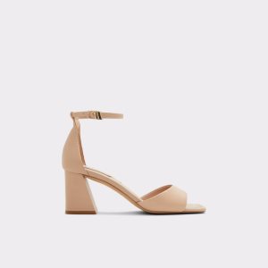 Aldo Safdie Remienkove Na Podpatku Sandal Podpätky Béžové | FYDXO-5721