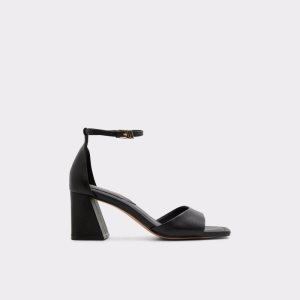 Aldo Safdie Remienkove Na Podpatku Sandal Podpätky Čierne | RCNIM-4291