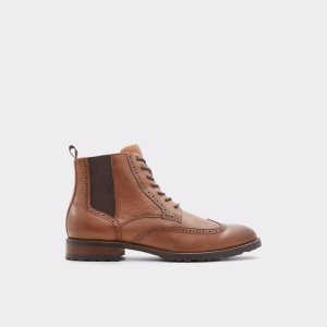 Aldo Salinger Cipkovane-up Snurovacie Topanky Hnede | KDTYV-4072
