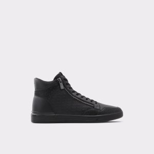 Aldo Sauerbergg High Top - Cup Sole Tenisky Čierne | IRQSM-4175
