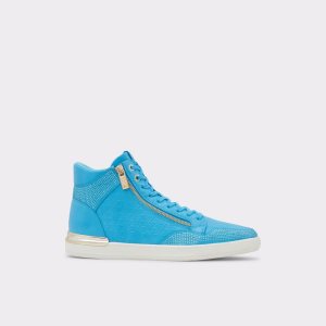 Aldo Sauerbergg High Top Tenisky Svetlo Modre | GYVMQ-4780