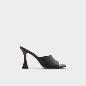 Aldo Selah Na Podpatku Mule Blokové Podpätky Čierne | FAXZL-6783