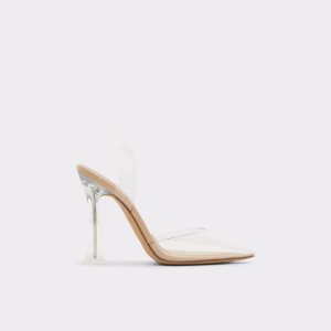 Aldo Solanti Sling Back High Blokové Podpätky Béžové | ABSDY-3245