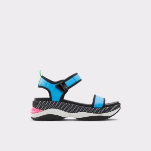 Aldo Talenagyn Wedge Sandal Sandále Modre | LTRCV-4290