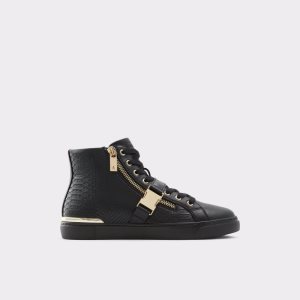 Aldo Tiagatori High Top - Cup Sole Tenisky Čierne | YQBGL-3187