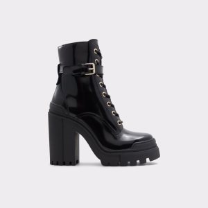 Aldo Uplift - Lug Sole Bojové topánky Čierne | KGMQJ-7419