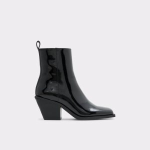 Aldo Vaquera Western Clenkove Cizmy Čierne | GBJFN-2957