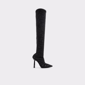 Aldo Vittoria Over-the-knee Vysoke Cizmy Čierne | SAKLX-6215