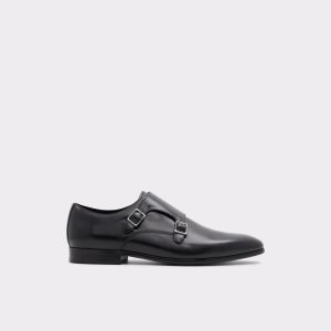 Aldo Wilde Monkstrap Mokasiny Čierne | HEMPO-6875